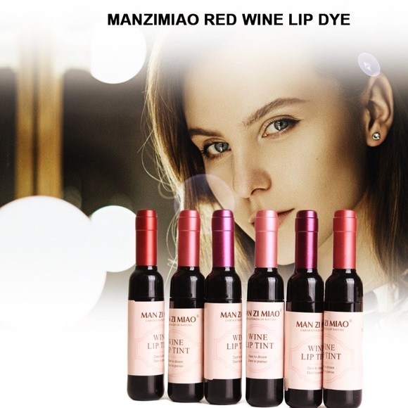 No alcohol, WINE WATERPROOF LIPSTICK KIT [PACK OF 6] - Picture 6 of 7